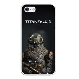 Чехол для iPhone 5/5S матовый с принтом Titanfall , Силикон | Область печати: задняя сторона чехла, без боковых панелей | мех | мехи | пилот | пилоты | спектр | спектры | титан