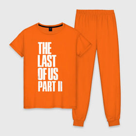 Женская пижама хлопок с принтом The Last of Us , 100% хлопок | брюки и футболка прямого кроя, без карманов, на брюках мягкая резинка на поясе и по низу штанин | гриб | грибы | джоэл | кордицепс | элли