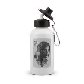 Бутылка спортивная с принтом The Last of Us , металл | емкость — 500 мл, в комплекте две пластиковые крышки и карабин для крепления | гриб | грибы | джоэл | кордицепс | элли