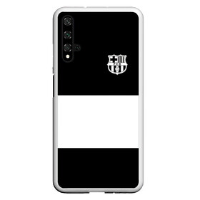 Чехол для Honor 20 с принтом FC Barcelona Black Collection , Силикон | Область печати: задняя сторона чехла, без боковых панелей | black collection | fc | fc barcelona | fcb | fly emirates | ronaldo | барселона | зож | клуб | линии | месси | модные | мяч | реал мадрид | спорт | спортивные | тренды | футбол | футбольный клуб | эмблема