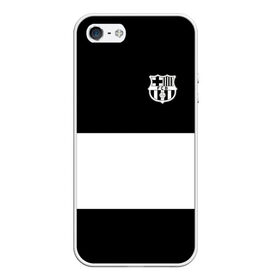 Чехол для iPhone 5/5S матовый с принтом FC Barcelona Black Collection , Силикон | Область печати: задняя сторона чехла, без боковых панелей | black collection | fc | fc barcelona | fcb | fly emirates | ronaldo | барселона | зож | клуб | линии | месси | модные | мяч | реал мадрид | спорт | спортивные | тренды | футбол | футбольный клуб | эмблема