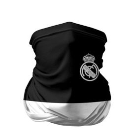 Бандана-труба 3D с принтом Real Madrid Black Collection , 100% полиэстер, ткань с особыми свойствами — Activecool | плотность 150‒180 г/м2; хорошо тянется, но сохраняет форму | Тематика изображения на принте: emirates | fc | real madrid | клуб | мяч | реал мадрид