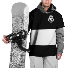 Накидка на куртку 3D с принтом Real Madrid Black Collection , 100% полиэстер |  | Тематика изображения на принте: emirates | fc | real madrid | клуб | мяч | реал мадрид