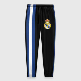 Мужские брюки 3D с принтом Real Madrid Line Collection , 100% полиэстер | манжеты по низу, эластичный пояс регулируется шнурком, по бокам два кармана без застежек, внутренняя часть кармана из мелкой сетки | Тематика изображения на принте: emirates | fc | real madrid | клуб | мяч | реал мадрид