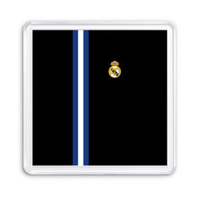 Магнит 55*55 с принтом Real Madrid Line Collection , Пластик | Размер: 65*65 мм; Размер печати: 55*55 мм | Тематика изображения на принте: emirates | fc | real madrid | клуб | мяч | реал мадрид