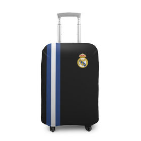 Чехол для чемодана 3D с принтом Real Madrid Line Collection , 86% полиэфир, 14% спандекс | двустороннее нанесение принта, прорези для ручек и колес | emirates | fc | real madrid | клуб | мяч | реал мадрид