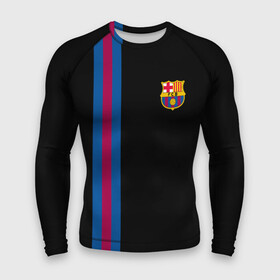 Мужской рашгард 3D с принтом FC Barcelona Line Collection ,  |  | Тематика изображения на принте: fc | барселона | эмблема