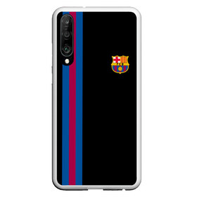 Чехол для Honor P30 с принтом FC Barcelona Line Collection , Силикон | Область печати: задняя сторона чехла, без боковых панелей | Тематика изображения на принте: fc | барселона | эмблема