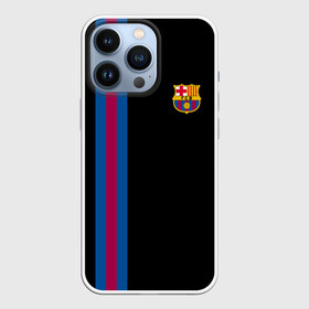 Чехол для iPhone 13 Pro с принтом FC Barcelona Line Collection ,  |  | Тематика изображения на принте: fc | барселона | эмблема