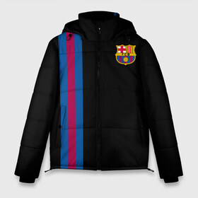 Мужская зимняя куртка 3D с принтом FC Barcelona Line Collection , верх — 100% полиэстер; подкладка — 100% полиэстер; утеплитель — 100% полиэстер | длина ниже бедра, свободный силуэт Оверсайз. Есть воротник-стойка, отстегивающийся капюшон и ветрозащитная планка. 

Боковые карманы с листочкой на кнопках и внутренний карман на молнии. | fc | барселона | эмблема