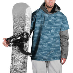 Накидка на куртку 3D с принтом Акулы , 100% полиэстер |  | Тематика изображения на принте: shark | акула | акулы | вода | море | океан | рыба | хищник