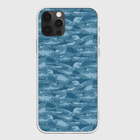 Чехол для iPhone 12 Pro Max с принтом Акулы , Силикон |  | shark | акула | акулы | вода | море | океан | рыба | хищник