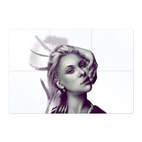 Магнитный плакат 3Х2 с принтом Scarlett Johansson , Полимерный материал с магнитным слоем | 6 деталей размером 9*9 см | scarlett johansson | скарлет йохансон | скарлетт йоханссон