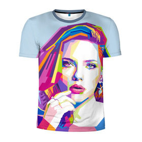 Мужская футболка 3D спортивная с принтом Scarlett Johansson , 100% полиэстер с улучшенными характеристиками | приталенный силуэт, круглая горловина, широкие плечи, сужается к линии бедра | Тематика изображения на принте: scarlett johansson | скарлет йохансон | скарлетт йоханссон