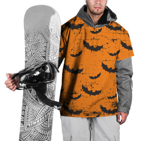 Накидка на куртку 3D с принтом Летучая мышь , 100% полиэстер |  | dia | helloween | muertos | witch | день всех святых | мышь | октябрь | праздник | хэллоуин | череп