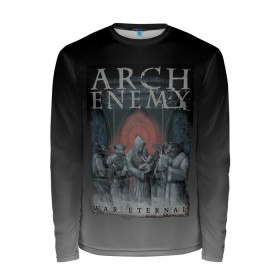 Мужской лонгслив 3D с принтом Arch Enemy , 100% полиэстер | длинные рукава, круглый вырез горловины, полуприлегающий силуэт | alissa white gluz | arch enemy | алисса уайт глаз | арч энеми