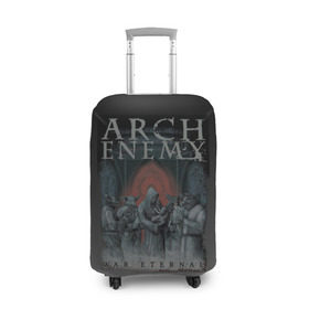 Чехол для чемодана 3D с принтом Arch Enemy , 86% полиэфир, 14% спандекс | двустороннее нанесение принта, прорези для ручек и колес | alissa white gluz | arch enemy | алисса уайт глаз | арч энеми