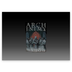 Поздравительная открытка с принтом Arch Enemy , 100% бумага | плотность бумаги 280 г/м2, матовая, на обратной стороне линовка и место для марки
 | Тематика изображения на принте: alissa white gluz | arch enemy | алисса уайт глаз | арч энеми