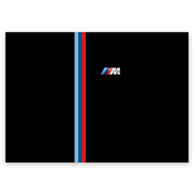 Поздравительная открытка с принтом Бмв | Bmw Black Collection , 100% бумага | плотность бумаги 280 г/м2, матовая, на обратной стороне линовка и место для марки
 | Тематика изображения на принте: bmw | bmw motorsport | bmw performance | carbon | m | motorsport | performance | sport | бмв | карбон | моторспорт | спорт