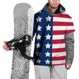 Накидка на куртку 3D с принтом USA Flag , 100% полиэстер |  | Тематика изображения на принте: star | usa | америка | белый | звезды | красный | линии | полосы | популярные | синий | сша | триколор | туристические | флаг | цвет | штаты
