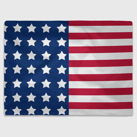 Плед 3D с принтом USA FLAG  АМЕРИКАНСКИЙ ФЛАГ , 100% полиэстер | закругленные углы, все края обработаны. Ткань не мнется и не растягивается | star | usa | америка | белый | звезды | красный | линии | полосы | популярные | синий | сша | триколор | туристические | флаг | цвет | штаты
