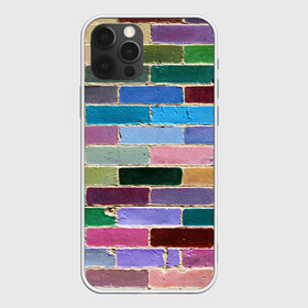 Чехол для iPhone 12 Pro Max с принтом Кирпичи , Силикон |  | Тематика изображения на принте: андеграунд | кирпичи | краски | стена | хард | цвет