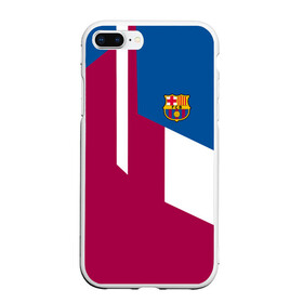 Чехол для iPhone 7Plus/8 Plus матовый с принтом FC Barcelona 2018 , Силикон | Область печати: задняя сторона чехла, без боковых панелей | fc | барселона | эмблема