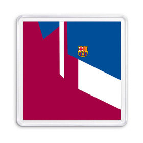Магнит 55*55 с принтом FC Barcelona 2018 , Пластик | Размер: 65*65 мм; Размер печати: 55*55 мм | fc | барселона | эмблема