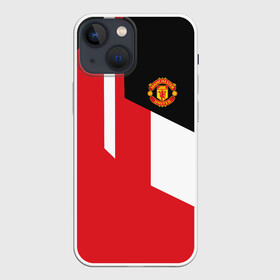 Чехол для iPhone 13 mini с принтом Manchester United 2018 New ,  |  | emirates | fc | manchester united | абстракция | геометрия | зож | клуб | линии | манчестер юнайтед | модные | мяч | россии | спорт | спортивные | стиль | тренды | футбол | футбольный клуб | экстрим | эмблема