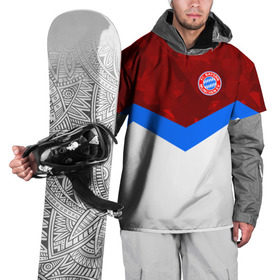 Накидка на куртку 3D с принтом ФК Бавария 2018 , 100% полиэстер |  | Тематика изображения на принте: bayern | fly fc | абстракция | бавария | геометрия | спорт | футбольный клуб