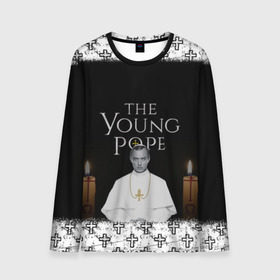 Мужской лонгслив 3D с принтом Молодой Папа | The Young Pope , 100% полиэстер | длинные рукава, круглый вырез горловины, полуприлегающий силуэт | the young pope | молодой папа