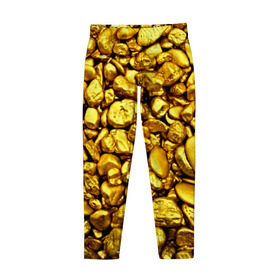 Детские леггинсы 3D с принтом Золотые камешки , полиэстер 85%, спандекс 15% | эластичный пояс, зауженный крой | abstraction | gold | rich | texture | богатство | золотая абстракция | золото | кубики | текстура