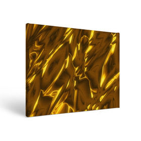 Холст прямоугольный с принтом Золотые разводы , 100% ПВХ |  | abstraction | gold | rich | texture | богатство | золотая абстракция | золото | кубики | текстура