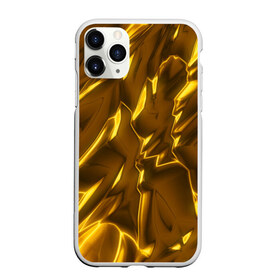 Чехол для iPhone 11 Pro матовый с принтом Золотые разводы , Силикон |  | abstraction | gold | rich | texture | богатство | золотая абстракция | золото | кубики | текстура