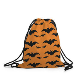 Рюкзак-мешок 3D с принтом Happy Halloween , 100% полиэстер | плотность ткани — 200 г/м2, размер — 35 х 45 см; лямки — толстые шнурки, застежка на шнуровке, без карманов и подкладки | Тематика изображения на принте: halloween | монстр | праздник | хэллоуин