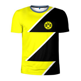 Мужская футболка 3D спортивная с принтом Borussia Dortmund 2018 Storm , 100% полиэстер с улучшенными характеристиками | приталенный силуэт, круглая горловина, широкие плечи, сужается к линии бедра | боруссия | дортмунд