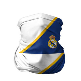 Бандана-труба 3D с принтом Real Madrid 2018 Storm , 100% полиэстер, ткань с особыми свойствами — Activecool | плотность 150‒180 г/м2; хорошо тянется, но сохраняет форму | emirates | fc | real madrid | абстракция | геометрия | линии | реал мадрид | спорт | спортивные | футбол | футбольный клуб | эмблема