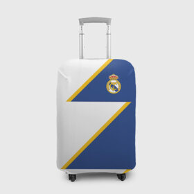 Чехол для чемодана 3D с принтом Real Madrid 2018 Storm , 86% полиэфир, 14% спандекс | двустороннее нанесение принта, прорези для ручек и колес | emirates | fc | real madrid | абстракция | геометрия | линии | реал мадрид | спорт | спортивные | футбол | футбольный клуб | эмблема