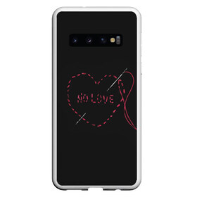 Чехол для Samsung Galaxy S10 с принтом Face No Love Фэйс , Силикон | Область печати: задняя сторона чехла, без боковых панелей | rap | рэпер | фейс | фэйс