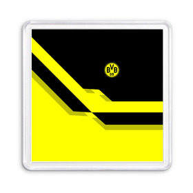 Магнит 55*55 с принтом FC Borussia Dortmund 2018 , Пластик | Размер: 65*65 мм; Размер печати: 55*55 мм | боруссия | дортмунд