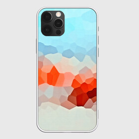 Чехол для iPhone 12 Pro Max с принтом Геометрия полигонов , Силикон |  | abstraction | абстракция | геометрия | грани | линии | полигоны | розовый | сочетания | текстура | треугольники