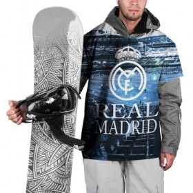 Накидка на куртку 3D с принтом REAL MADRID3 , 100% полиэстер |  | Тематика изображения на принте: real madrid