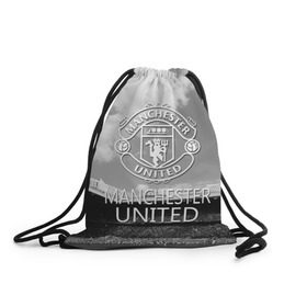 Рюкзак-мешок 3D с принтом Man Utd , 100% полиэстер | плотность ткани — 200 г/м2, размер — 35 х 45 см; лямки — толстые шнурки, застежка на шнуровке, без карманов и подкладки | manchester united