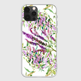 Чехол для iPhone 12 Pro с принтом Лаванда , силикон | область печати: задняя сторона чехла, без боковых панелей | vppdgryphon | арт | лаванда | лес | тропики | франция | цветок | цветы
