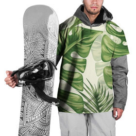 Накидка на куртку 3D с принтом Папоротник , 100% полиэстер |  | Тематика изображения на принте: vppdgryphon | арт | краска | лес | папоротник | тропики | цветные | цветок | цветы
