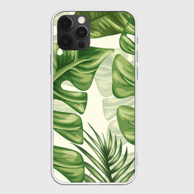 Чехол для iPhone 12 Pro Max с принтом Папоротник , Силикон |  | vppdgryphon | арт | краска | лес | папоротник | тропики | цветные | цветок | цветы