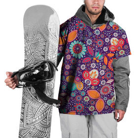 Накидка на куртку 3D с принтом Цветочный взрыв , 100% полиэстер |  | vppdgryphon | арт | взрыв | краска | тропики | цветные | цветок | цветочный | цветы