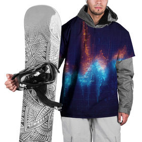 Накидка на куртку 3D с принтом Компьютерный код , 100% полиэстер |  | график | разноцветный | яркий