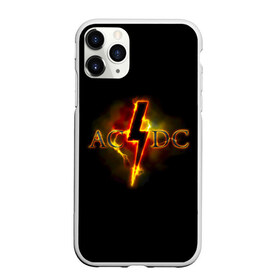 Чехол для iPhone 11 Pro матовый с принтом AC DC огонь , Силикон |  | Тематика изображения на принте: ac dc | acdc | ангус янг | блюз рок | крис слэйд | надпись | рок группа | рок н ролл | стиви янг | хард рок | эксл роуз