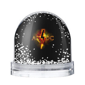 Снежный шар с принтом AC/DC огонь , Пластик | Изображение внутри шара печатается на глянцевой фотобумаге с двух сторон | ac dc | acdc | ангус янг | блюз рок | крис слэйд | надпись | рок группа | рок н ролл | стиви янг | хард рок | эксл роуз